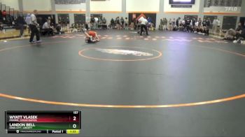 157 lbs Semifinal - Wyatt Vlasek, Prairie, Cedar Rapids vs Landon Bell, Iowa City, Liberty