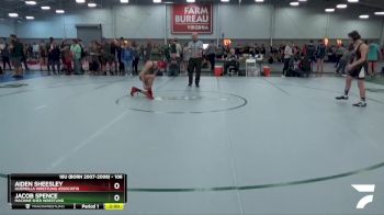 106 lbs Champ. Round 2 - Aiden Sheesley, Guerrilla Wrestling Associatio vs Jacob Spence, Machine Shed Wrestling