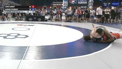 215 lbs Cons. Sub-rd Of 16 - Luke Sobey, South Carolina vs Aaron Thomas, Arkansas