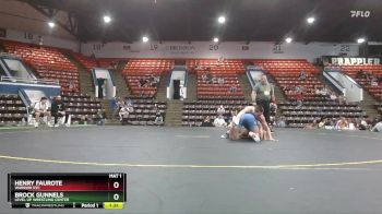 135 lbs Semifinal - Brock Gunnels, Level Up Wrestling Center vs Henry Faurote, Warrior RTC