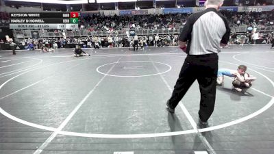 43 lbs Consi Of 8 #2 - Keyston White, Hannibal vs Harley D Howell, Henryetta Knights WC