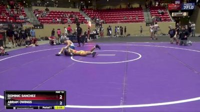 157 lbs Cons. Round 4 - Dominic Sanchez, CO vs Abram Owings, KS