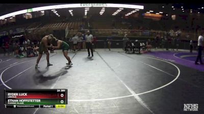2A 285 lbs Cons. Round 3 - Ethan Hoffstetter, Fleming Island vs Ryder Luck, Lincoln