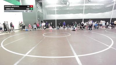 130 lbs Quarterfinal - Anna Dux, Rogers High School Wrestling vs Hannah Maskrod, Ozark