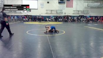 106 lbs Cons. Semi - Thomas Melville, Grant vs Kaysen Schantin, Canby