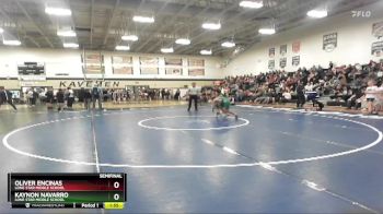 95 lbs Semifinal - Kaynon Navarro, Lone Star Middle School vs Oliver Encinas, Lone Star Middle School