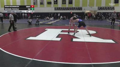 174 lbs Quarterfinal - Evan Roudebush, USMAPS/Army Prep vs Michael Fuccilli, Franklin & Marshall