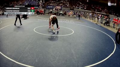 D 3 126 lbs Semifinal - Abram Newman, Evangel Christian vs Cooper Berzas, St. Edmund