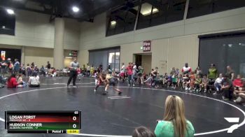 65 lbs Placement Matches (16 Team) - Hudson Conner, Alabama Hammers vs Logan Forst, Predator WC