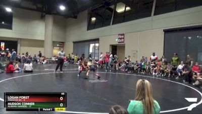 65 lbs Placement Matches (16 Team) - Hudson Conner, Alabama Hammers vs Logan Forst, Predator WC