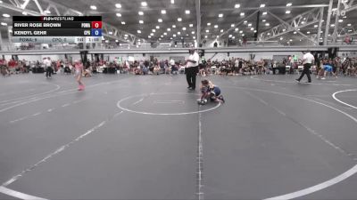 64 lbs Round 1 - River Rose Brown, POWA vs Kendyl Gehr, Central Pennies Grit