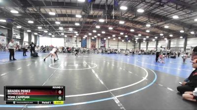 115 lbs Rd# 6- 9:00am Saturday Final Pool - Tomi Campian, Minion Black vs Braden Perez, Oklahoma Elite