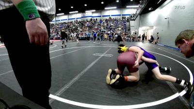 140 lbs Quarterfinal - Asa Steers, Ada Youth Wrestling vs LUCIUS FRAGUA, Darko Valley Wolfpak