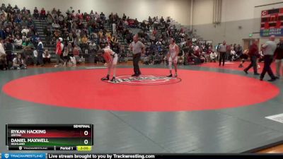 120 lbs Semifinal - Daniel Maxwell, Highland vs Rykan Hacking, Uintah