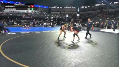 130 lbs Round Of 32 - Piper Pike, St Helena (NC) vs Ava Mendoza, Terra Nova (CC)