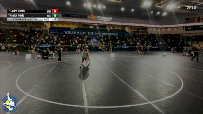 155 lbs 9th Place Match - Lilly Ness, Williamsburg vs Trista Pike, Mason City