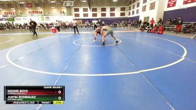 133 lbs Champ. Round 1 - Justin Rodriguez, Hastings (Neb.) vs Adonis Boyd, Cumberlands (Ky.)