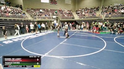 67 lbs Cons. Round 2 - Daniel De Laney, Stallions Wrestling Club vs Thomas Davies, Shootbox