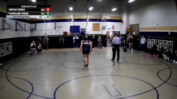 235 lbs Quarterfinal - Aryah Veres, Hickory Hs vs Caroline Perez, Plum Hs