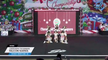 Cheer-riffic Techniques - Falcon Karma [2024 L4 Senior Coed - D2] 2024 Spirit Celebration Christmas Grand Nationals
