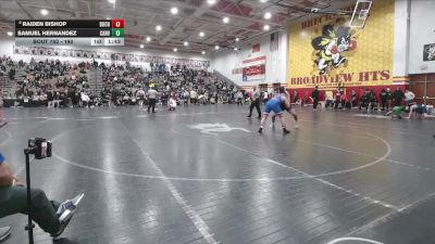 190 lbs Cons. Round 4 - Raiden Bishop, Buchanan vs Samuel Hernandez, Canyon View
