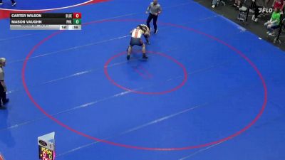 212 lbs Consi Of 16 #1 - Carter Wilson, Blue Ride vs Mason Vaughn, Philipsburg-Osceola