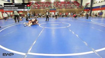 119 lbs Consolation - Cooper Reese, Jenks vs Braxson Mefford, Pryor Tigers Wrestling