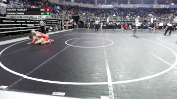 135 lbs Consolation - Colton Passley, Webb City Youth Wrestling vs Aidein Cowen, Ray-Pec