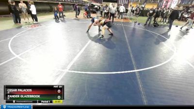 220 lbs Cons. Round 3 - Cesar Palacios, ID vs Zander Glazebrook, IA