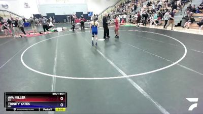 115 lbs Cons. Semi - Ava Miller, OH vs Trinity Yates, MN