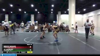 130 lbs Round 4 (6 Team) - Brock Weaver, Team Florida Gold vs KJ Vazquez, Scorpions