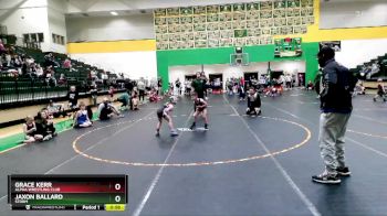 55/60/65 Quarterfinal - Jaxon Ballard, Storm vs Grace Kerr, Alpha Wrestling Club