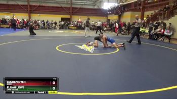 113 lbs Cons. Round 3 - Elijah Lowe, Lake Gibson vs Colden Dyer, Bixby