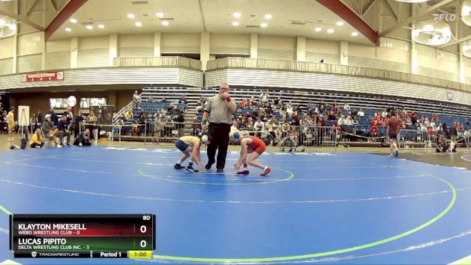 80 lbs Round 5 (6 Team) - Lucas Pipito, Delta Wrestling Club Inc. vs ...