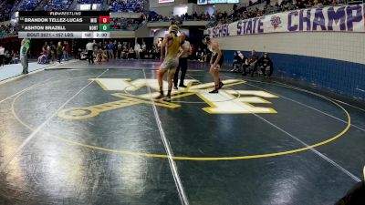 157 lbs Round Of 16 - Brandon Tellez-Lucas, Mid Carolina vs Ashton Brazell, North Central