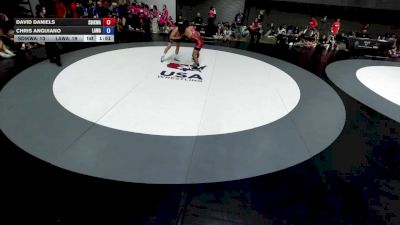 165 lbs David Daniels, SDIKWA - San Diego-Imperial Kids Wrestling Association vs Chris Anguiano, LAWA - Los Angles Wrestling Association