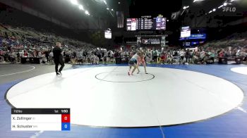 112 lbs Cons 32 #2 - Xoey Zollinger, Idaho vs Hanah Schuster, Minnesota