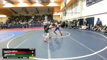 144 lbs Round 4 - Klayton Depuy, Mayer HS vs Jordan Kaye, Hopi