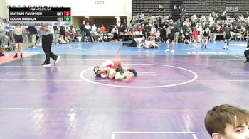 69 lbs Rr Rnd 1 - Matsuki Faulkner, Smitty's Barn Black - ESC vs Logan Mission, All I See Is Gold Academy Stars - ESC