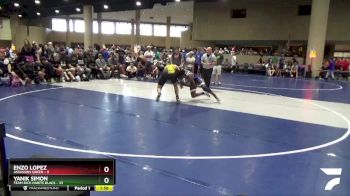 144 lbs Round 4 (6 Team) - Yanik Simon, Team Rich Habits Black vs Enzo Lopez, Assassins Green