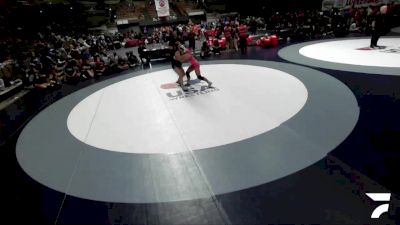 140 lbs Jaelyn Unpingco, CVWA - Central Valley Wrestling Association vs Khloe Meisenbach, BAWA-Bay Area Wrestling Association