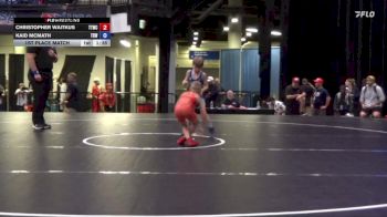 53 lbs 1st Place Match - Christopher Waitkus, Team Tulsa Wrestling Club vs Kaid McMath, Team Barracuda Wrestling