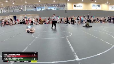 92 lbs Round 3 (6 Team) - Sullivan McNair, Capital City WC vs Kayden Harrington, Junior Terps Xpress