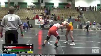 A 220 lbs Cons. Semi - Caleb Wolfe, Pigeon Forge vs Bull Goodman, Knoxville Halls