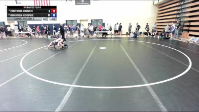 106 lbs Cons. Round 3 - Treyden Diduch, IL vs Graysen Koepke, WI