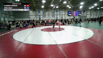 68 kg Cons. Quarters - Clarissa Agostini, Laker Wrestling Club vs April Kelly, Burg Training Center