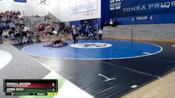 133 lbs Round 3 - Kendall Booker, All Saints Home School vs Derek Buck, Simley