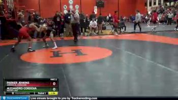 113 lbs Champ. Round 1 - Alejandro Cordova, ROUND LAKE vs Parker Jenkins, Aurora (A. CHRISTIAN)