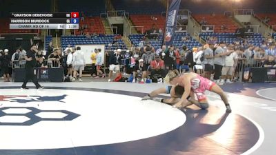 165 lbs Champ. Rd Of 16 - Grayson Debevoise, Ohio vs Harrison Murdock, Georgia