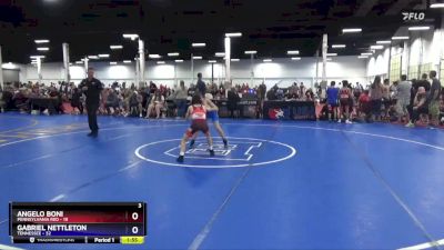 77 lbs Placement Matches (16 Team) - Angelo Boni, Pennsylvania Red vs Gabriel Nettleton, Tennessee